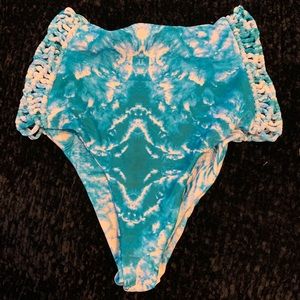 Mikoh high waisted bikini bottoms size medium